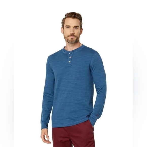 Scotch & Soda Long Sleeve Jersey Grandad Henley T-Shirt RETAIL $79 - Picture 1 of 16